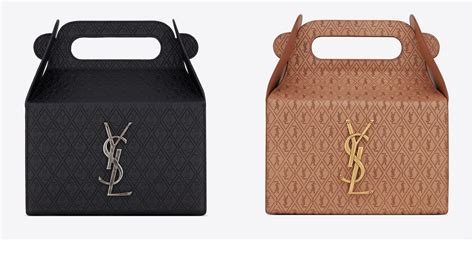 Saint Laurent Unveils Takeaway Box Bag Crafted In .